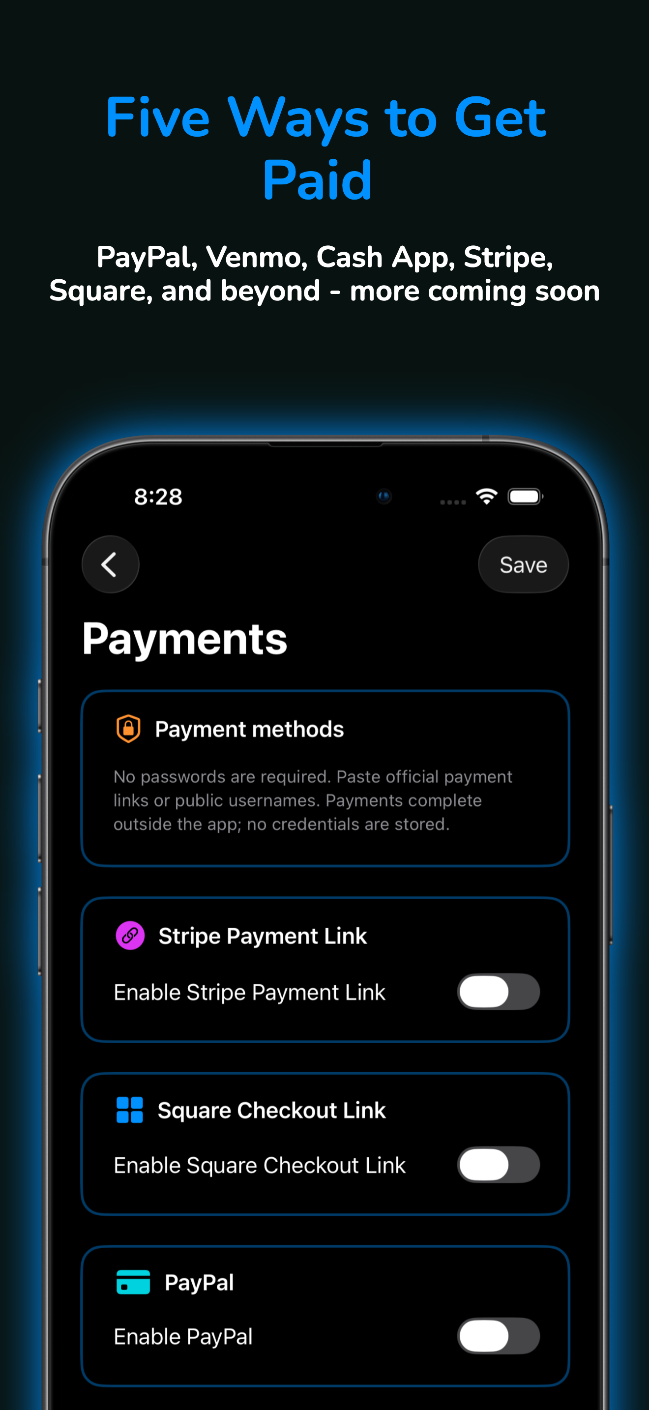 Schedule & calendar view
